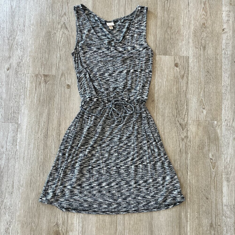 Womens Merona Black/White Printed Mini Dress - M